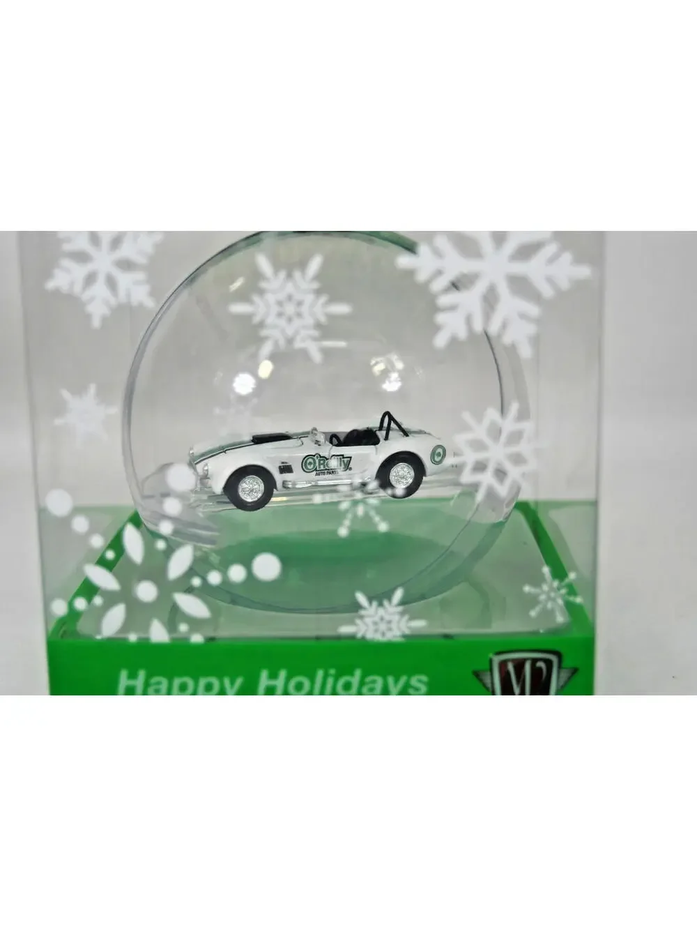 M2 Machines O'Reilly Auto Parts 2025 Christmas Ornament 1965 Shelby 427 Cobra